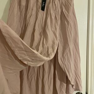 Lulu's Blush A-Line Skirt